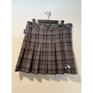 Beetlejuice Plaid Pleated Skort Medium Goth Punk Schoolgirl Cosplay Festival